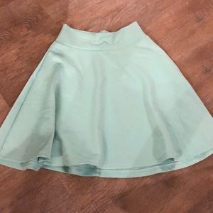 XS Pastel Green Skater Skirt